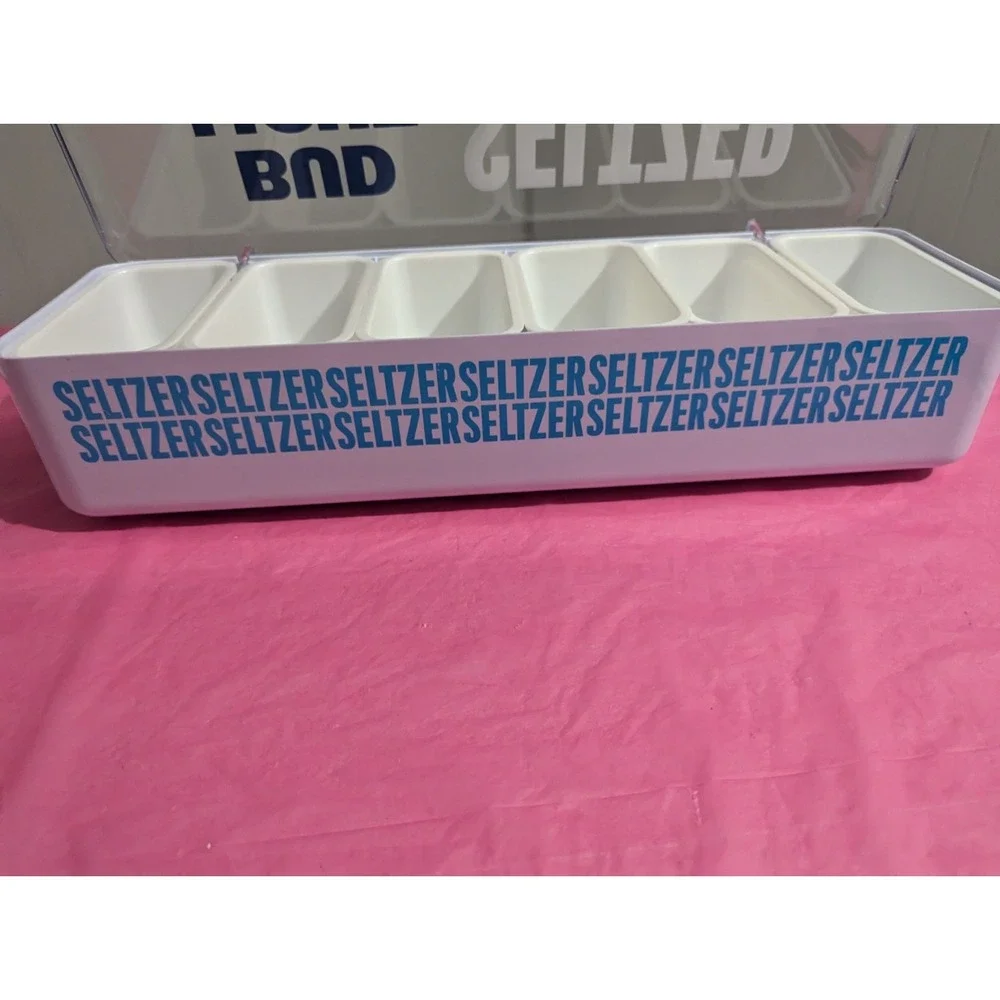 BUD LIGHT‎ SELTZER restaurant bar man cave oranges lemons condiment holder tray